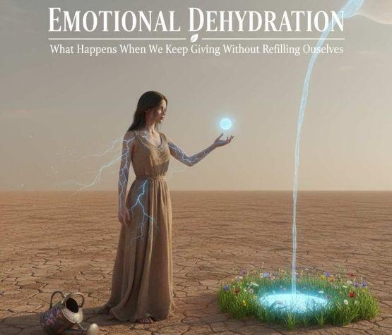 Emotional Dehydration: What Happens When We Keep Giving Without Refilling Ourselves